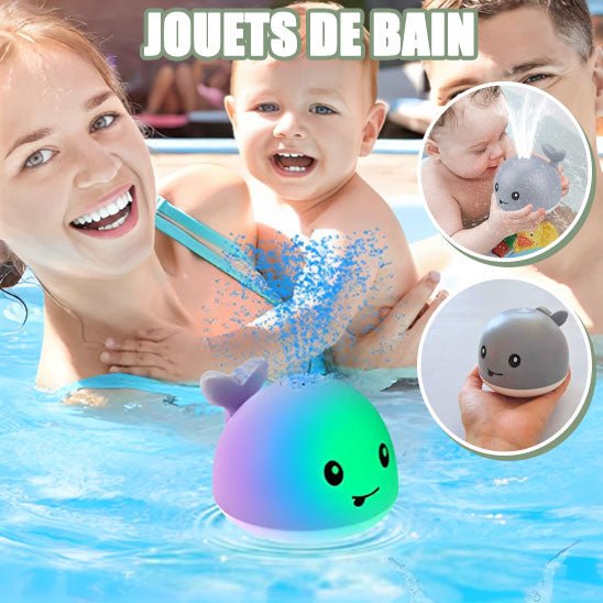 Jouet de Bain Baleine Lumineuse - Ema & Maman